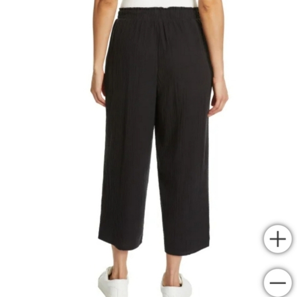 NWT Jessica Simpson Ladies' Gauze Ankle Pants Black - Picture 2 of 8